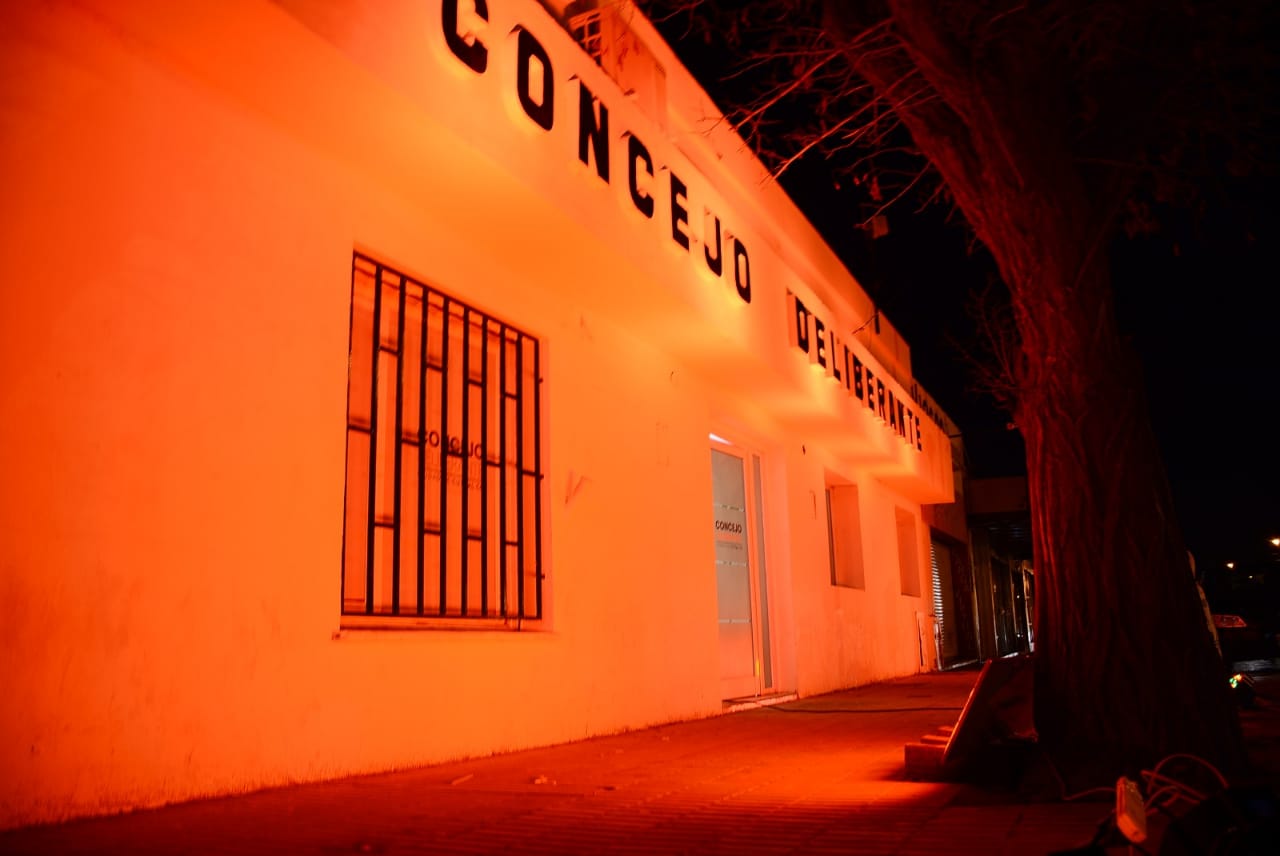 Por qué el Concejo Deliberante de Cutral Co se iluminó de naranja ...