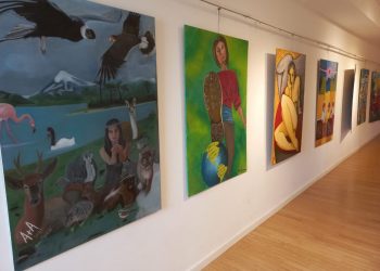 Hay una muestra de Arte en el Centro Cultural Gregorio Álvarez de Huincul