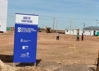Cutral Co: Comenzó la obra del Colegio Tecnológico de la UTN