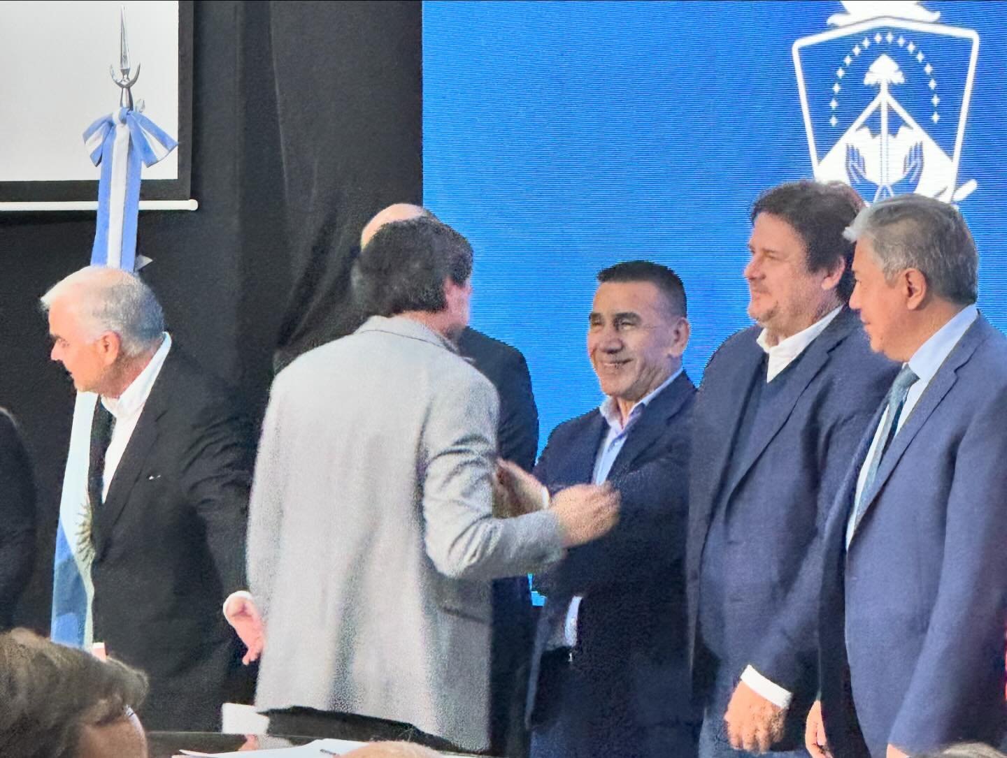 Rioseco estuvo junto a Figueroa en el lanzamiento del programa ...